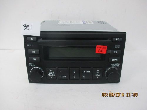 2006-08 kia sedona entourage cd radio 96140-4d130