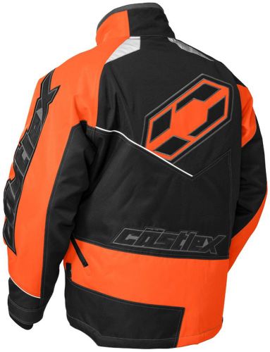 Castle x racewear launch g4 mens snowmobile jacket orange