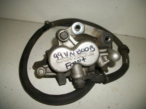 99 kawasaki vulcan vn 800 b front brake caliper w / line c22