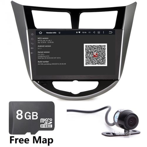 Android 5.1 stereo gps navi of hyundai solaris verna video units gps free camera