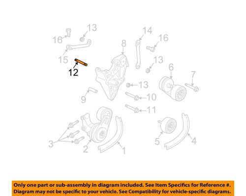 Gm oem belt or pulley-mount bracket stud 10224557