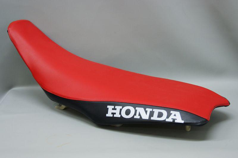 Honda trx450r seat cover sportrax 2006 2007  2-tone red & black 450r (sidest)