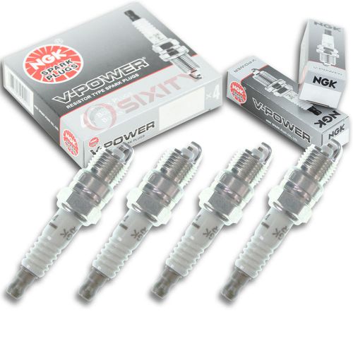 4pcs us marine 7.5l 460 cid ngk v-power spark plugs 340 hp kit set engine pj