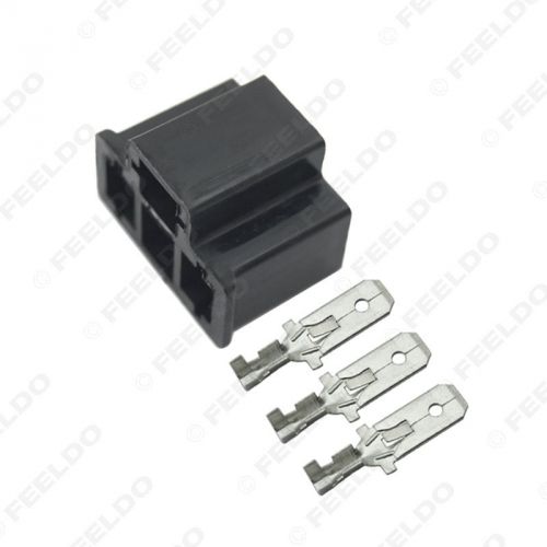 Car motorcycle h4/hb2/9003 bulb male quick adapter connector terminals plug