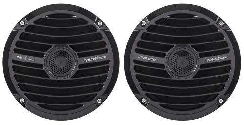Pair rockford fosgate prime rm1652b 6.5&#034; 150w marine/boat speakers black 4-ohm