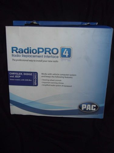 Pac rp4-ch11 swc radio interface chrysler dodge jeep 2005-16 new open box