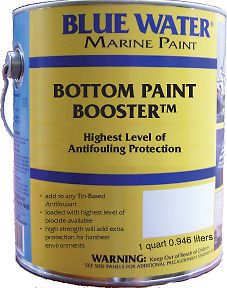 Blue water marine bottom paint booster slime control additive pint new
