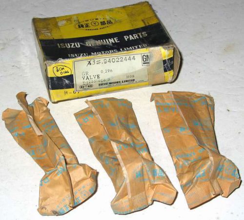 1972 73 74 75 chevrolet luv nos intake valves 94022444