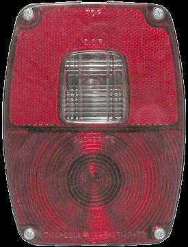 Tail light brake lamp assembly rear driver side left lh