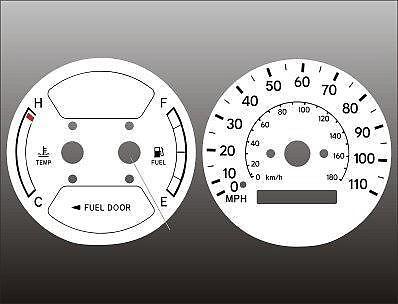 1998-2002 geo prism corolla instrument cluster white face gauges 98-02