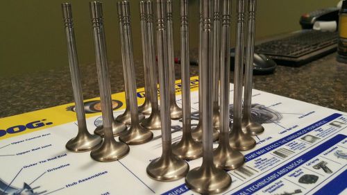 Manley 11617-8 stainless race master exhaust valves 16 mustang cobra 4.6 5.4 doh