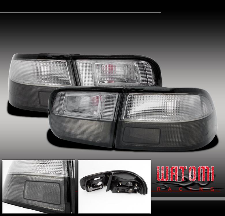 1992-1995 honda civic 2dr 4dr tail light rear jdm smoke