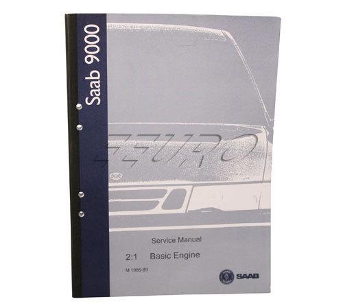 New genuine saab service manual (basic engine) 0313346