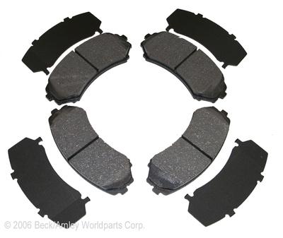 Beck arnley 089-1654 brake pad or shoe, front-disc brake pad