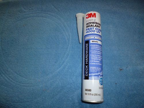 3m  marine adhesive sealant 4000 uv fast cure 06580 white 10 oz deck &amp; hardware