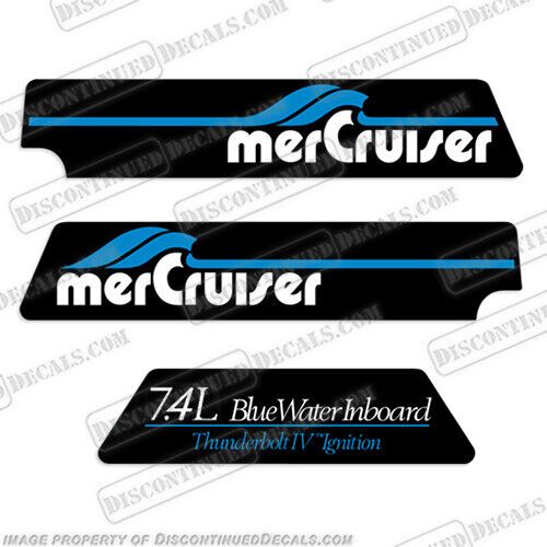 Fits mercury mercruiser 7.4 litre blue water inboard engine flame arrestor decal