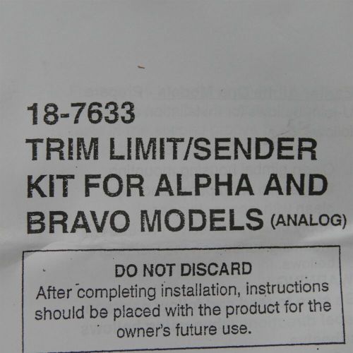 Lucasng tilt/trim sender limit kit fits stern drive mc-i, r, mr alpha one bravo