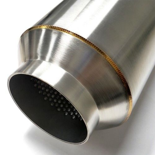 Stainless bros. 3&#034; ss304 lightweight race muffler 12&#034; oal - matte finish