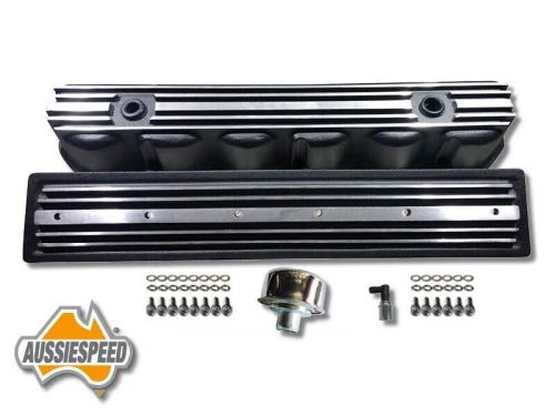 Valve rocker cover black aluminium ford inline 240 300 cylinder f100 f150 big 6