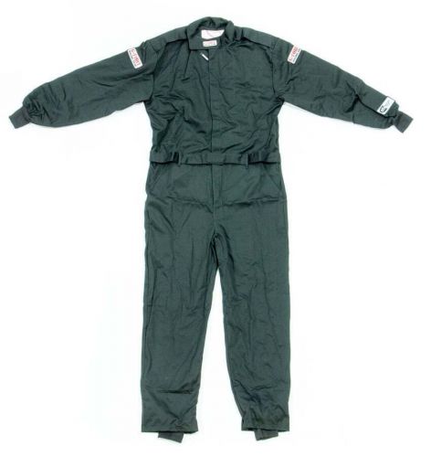 G-force 4125medbk gf125 1-piece driving suit - sfi 3.2a/1 - black - medium