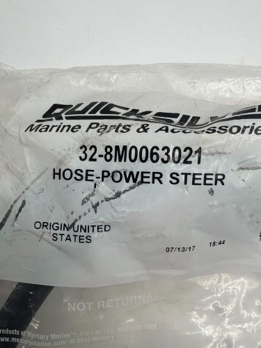 Genuine oem mercury power steering hose 32-8m0063021 / 8m0063021