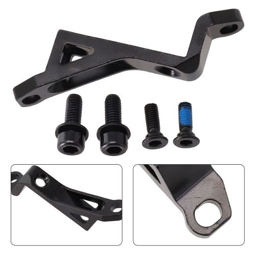 Post to flat mount brake adapter 16g 20mm aluminum alloy bicycle black