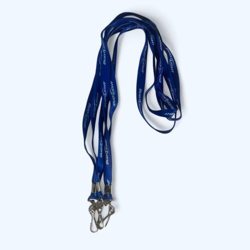 3 bud light 7&#034; id badge lanyards