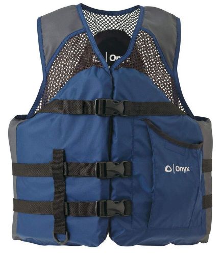 Onyx outdoor 116200-500-070-13 - mesh classic 3x-large navy sport life jacket