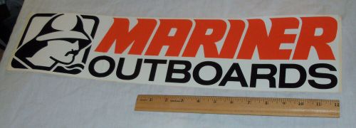 Older mercury mariner outboard motor engine decal