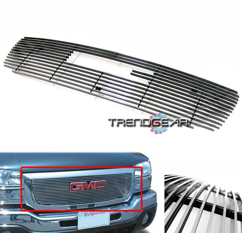 2003 2004 2005 2006 gmc sierra 1500 2500 3500 hd truck upper billet grill grille