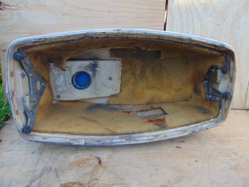 Vintage 1970s evinrude fifty 50 sizzler outboard hood upper top cowl 2 stroke