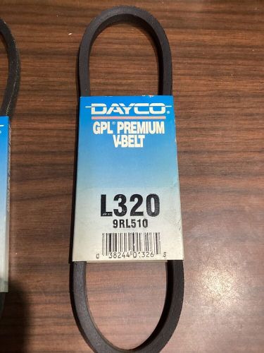 Dayco gpl premium v-belt l320 or 9rl510 nos