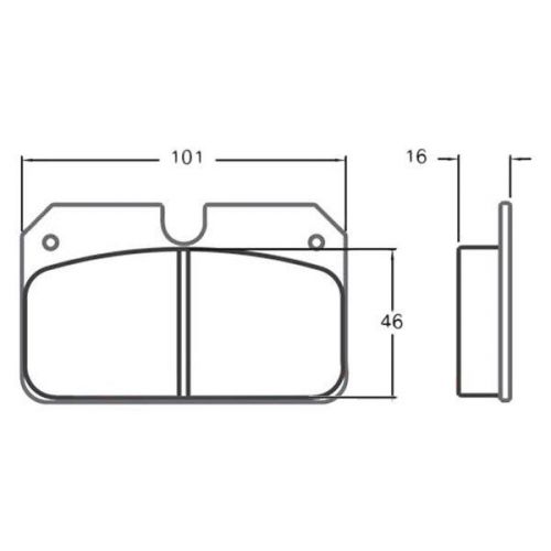 Performance friction 7754.11.16.44 - race 11 compound brake pads