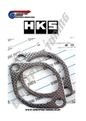 Hks 3 inch exhaust gasket pair (75mm) 34001-ak004 - for s13 200sx ca18det
