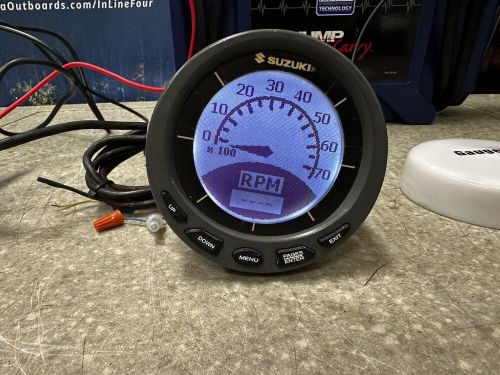 Suzuki outboard, smis 4&#034; multi-function gauge, blue n2k connector, p#990c0-88165