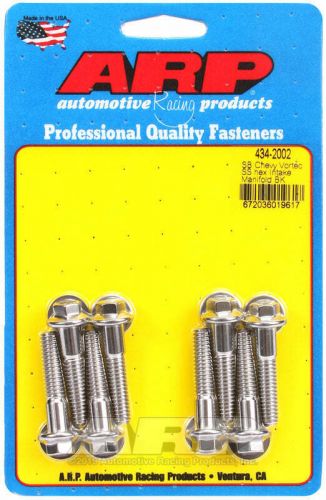 Arp 434-2002 sb chevy vortec ss hex intake manifold bolt kit