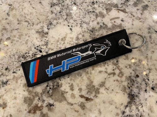 New black bmw motorsports s1000rr double sided motorcycle keychain - us seller