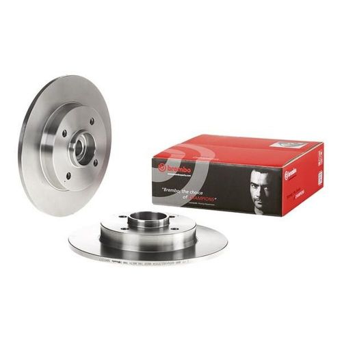 Brembo rear single solid brake disc with bearing 08.9512.17