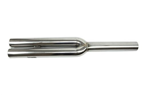 Isr performance for universal 3&#034; dual tips ~40&#034; length. 16&#034; to dual 24&#034;