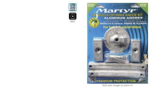 Martyr cmverado4kita, verado 4 cylinder mercury anode kit