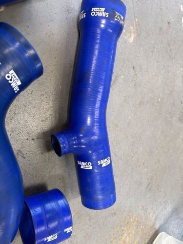 Ford escort rs turbo s1 blue samco boost pipe set with d/v take off