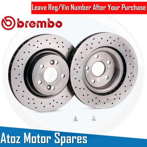 For renault clio sport mk3 rs 200 brembo xtra front brake discs pair 312mm