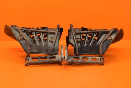 01-04 yamaha raptor 660r 660 oem left right foot wells heel guards footwells set