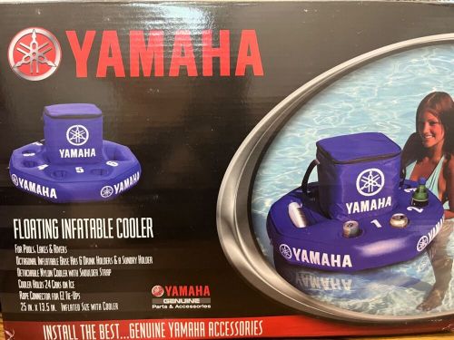 Yamaha blue inflatable floatable drink holder cooler  mar-fltcl-er-06