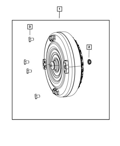 Genuine mopar torque converter kit 04753534ad