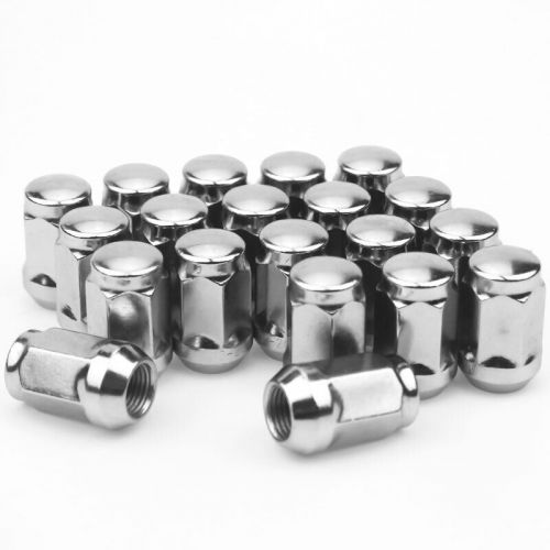 20pc m12*1.5 lug nuts bulge acorn chrome wheel nut for ford fusion focus ca s21