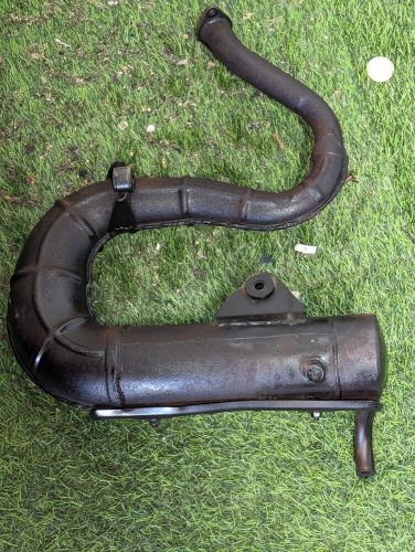 1987-2006 suzuki quad sport lt-80 oem exhaust muffler pipe 14310-40b10