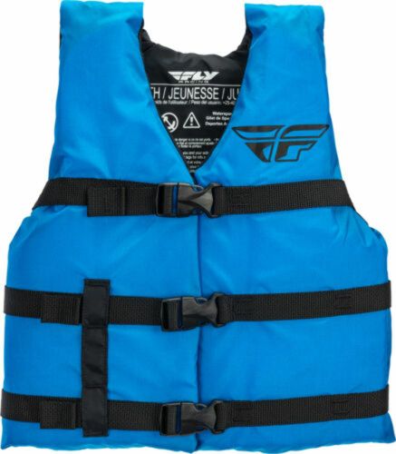 Fly racing youth nylon flotation vest 112224-500-002-20 youth 55-85lbs