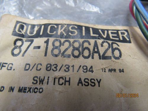 New oem mercury quicksilver trim switch 87-18286a26