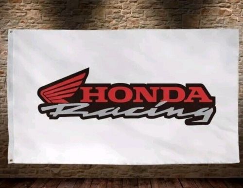 Honda racing workshop/mancave advertising fan flag/banner